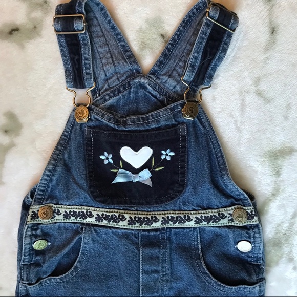 2/$25 Vintage Little Arizona Denim Overalls - Picture 3 of 5